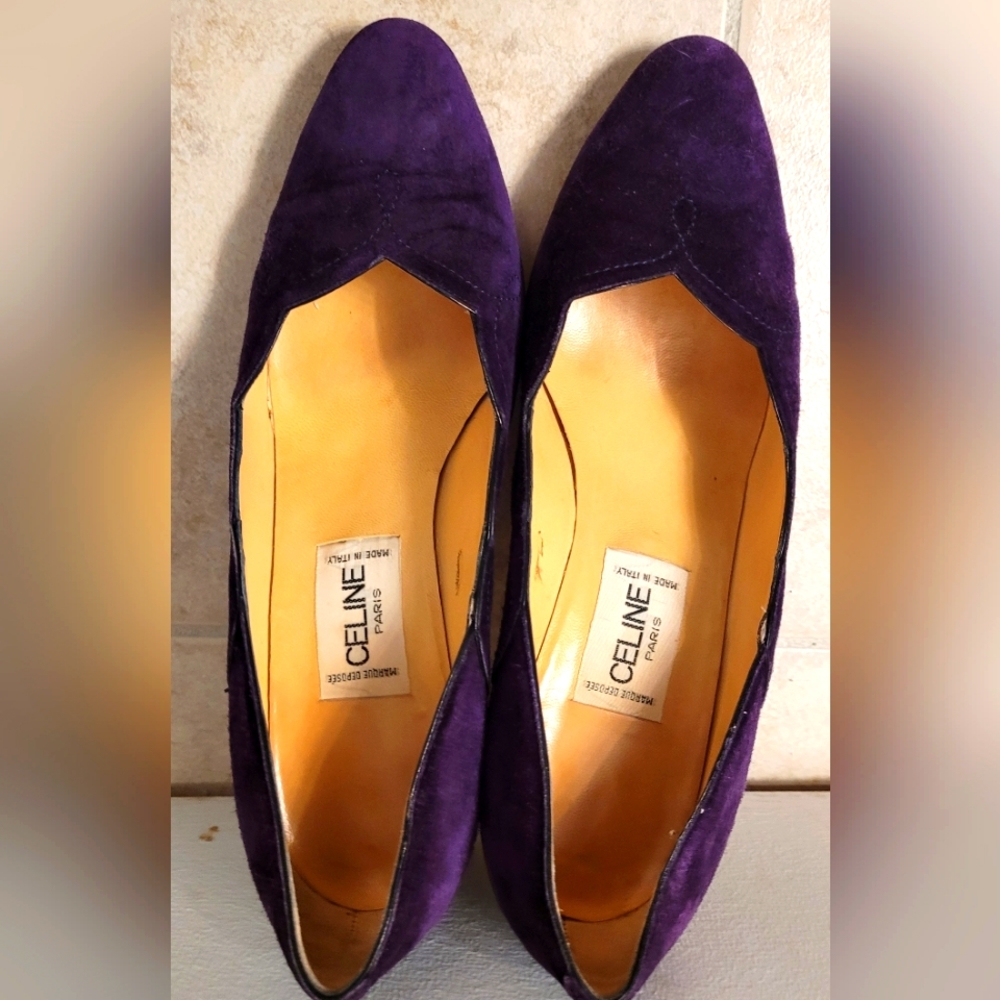 Celine Suede Pumps